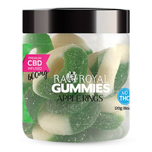 Load image into Gallery viewer, RA Royal CBD - CBD Edible - Apple Ring Gummies - 300mg-1200mg