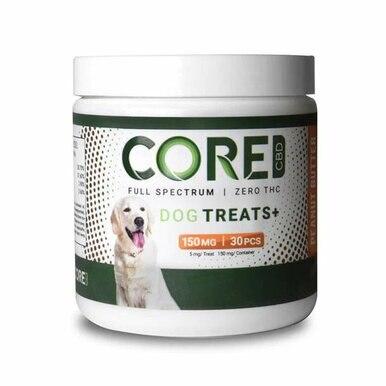 Core CBD - CBD Pet Edible - Peanut Butter Flavor Dog Treats - 150mg