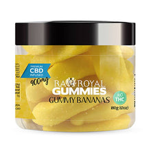 Load image into Gallery viewer, RA Royal CBD - CBD Edible - Gummy Bananas Gummies - 300mg-1200mg