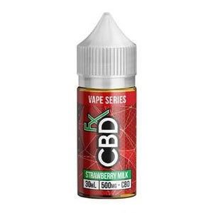 CBDfx - CBD Vape Juice - Strawberry Milk - 500mg-2000mg