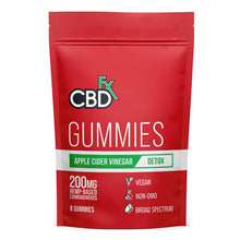 Load image into Gallery viewer, CBDfx - CBD Edible - Broad Spectrum Apple Cider Vinegar Gummies - 25mg - 1500mg