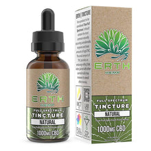 Load image into Gallery viewer, ERTH - CBD Tincture - Natural - 500mg-1000mg