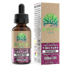 Load image into Gallery viewer, ERTH - CBD Tincture - Passion Fruit - 500mg-1000mg