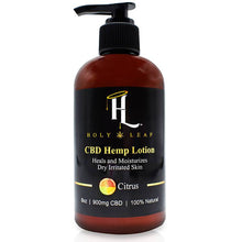 Load image into Gallery viewer, Holy Leaf - CBD Topical - Citrus Lotion