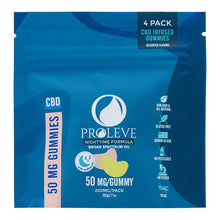 Load image into Gallery viewer, Proleve - CBD Edible - Broad Spectrum PM Gummy Slices 4 Count - 25mg-50mg