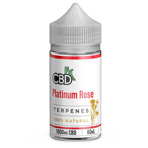 CBDfx - CBD Terpenes Oil - Platinum Rose Vape Juice - 500mg-1000mg