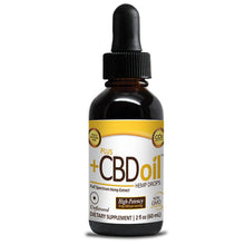 Load image into Gallery viewer, PlusCBD Oil - CBD Tincture - Gold Drops Unflavored - 1500mg