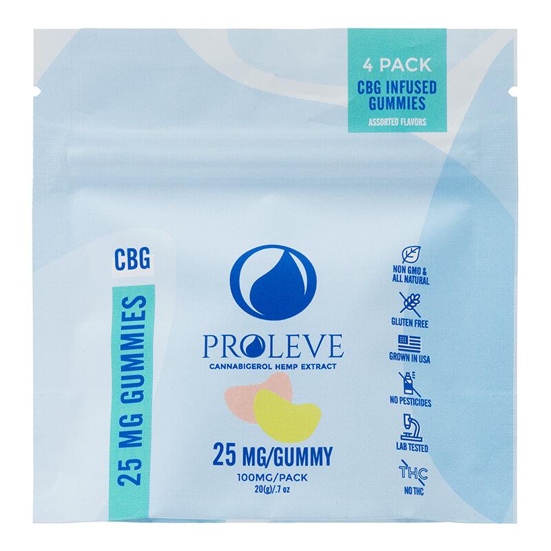 Proleve - CBD Edible - CBG Gummy Slices 4 Count - 25mg