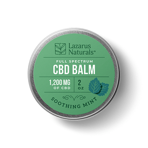 Lazarus Naturals - CBD Topical - Soothing Mint Full Spectrum Balm - 400mg