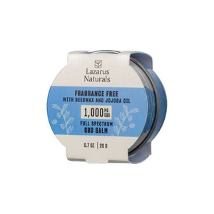 Lazarus Naturals - CBD Topical - Fragrance Free Balm - 1000mg-3000mg