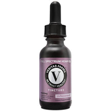 Load image into Gallery viewer, Veritas Farms - CBD Tincture - Full Spectrum Unflavored - 500mg-1500mg