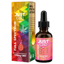 Load image into Gallery viewer, JustCBD - CBD Tincture - Full Spectrum Oil - 50mg-1500mg
