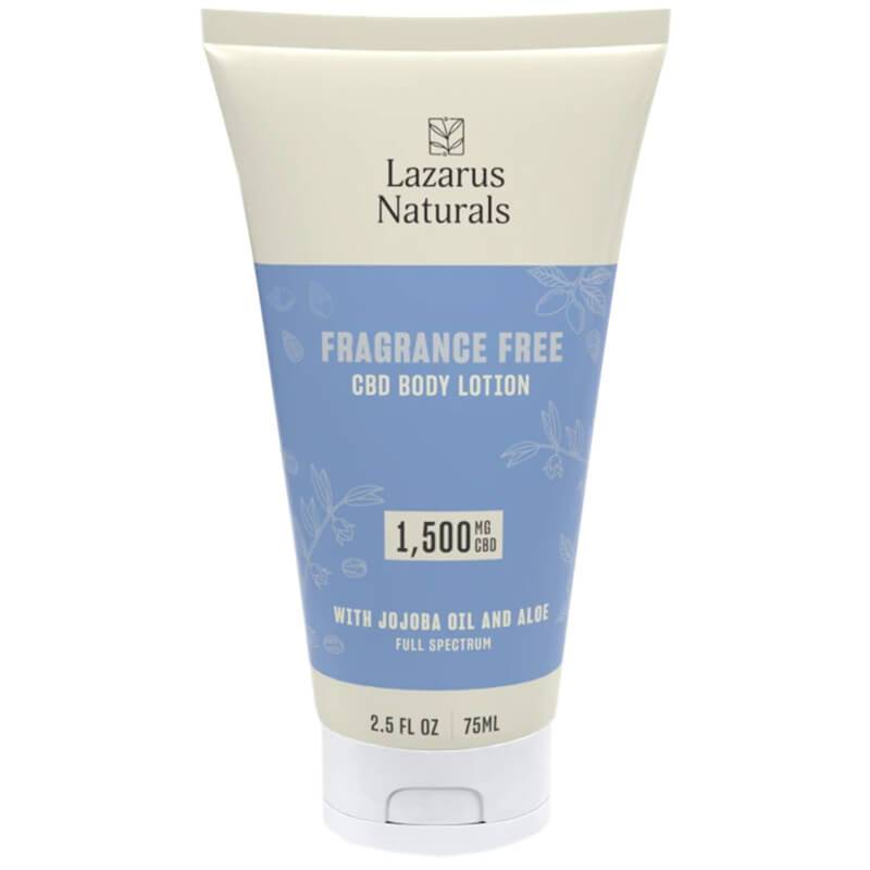 Lazarus Naturals - CBD Topical - Fragrance-Free Lotion - 1500mg