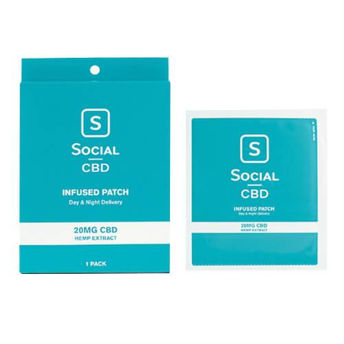 Social CBD - CBD Topical - Patch - 20mg