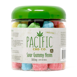 Pacific CBD - CBD Edible - Sour Gummy Neons - 10mg
