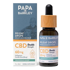 Papa & Barkley - CBD Tincture - Releaf Drops Lemongrass Ginger - 450mg-1800mg