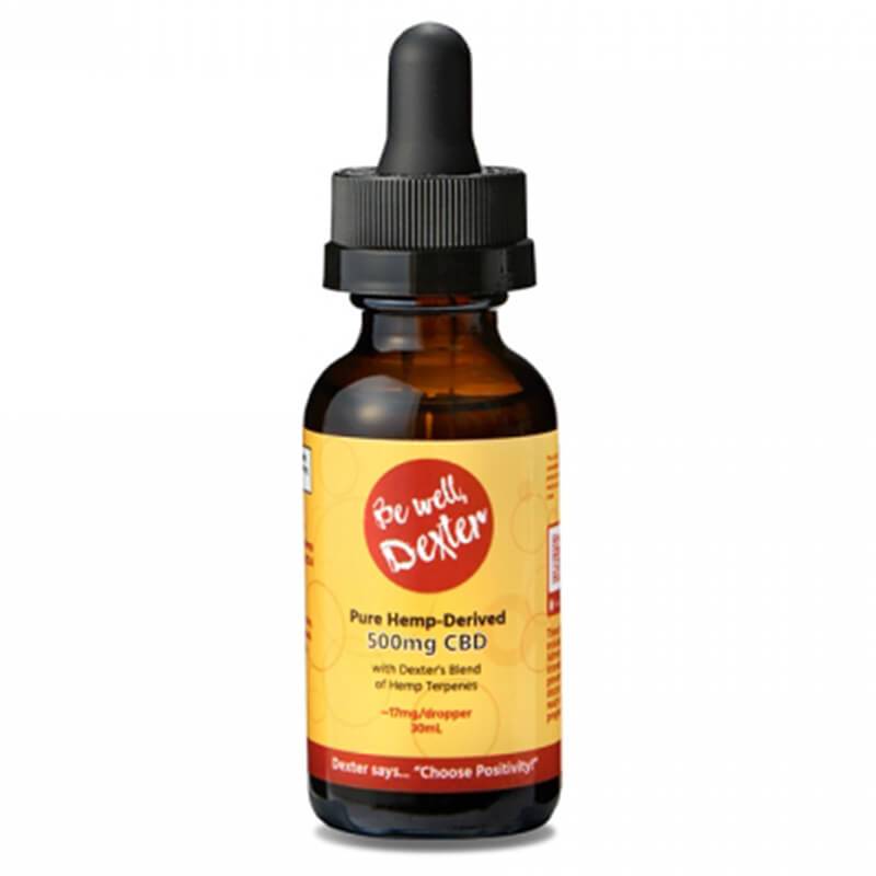 Be Well Dexter - CBD Tincture - Isolate Natural - 500mg-2000mg