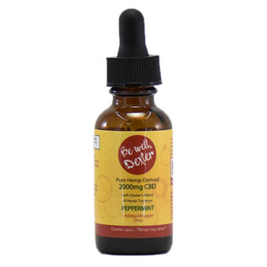 Be Well Dexter - CBD Tincture - Isolate Peppermint - 500mg-2000mg