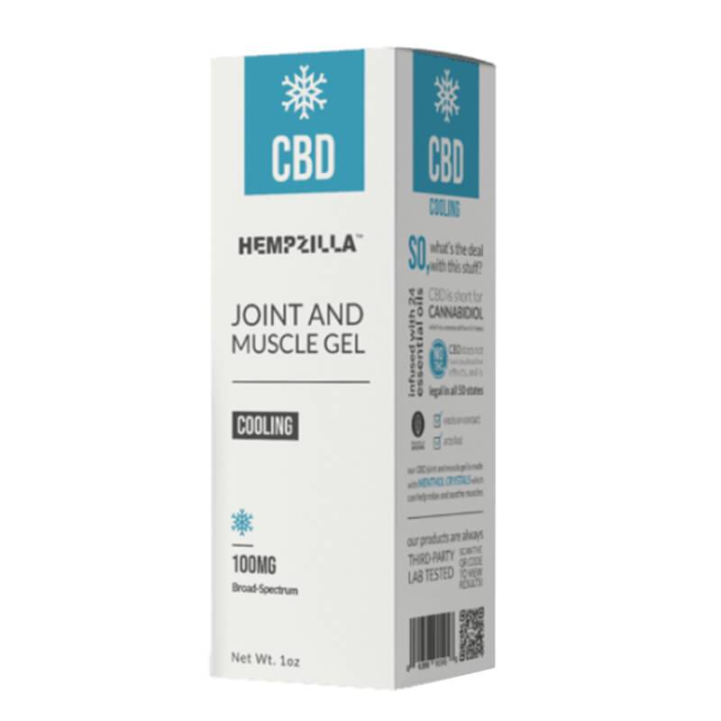 Hempzilla - CBD Topical - Muscle Gel - 100mg-300mg
