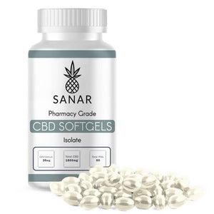 Sanar - CBD Soft Gel - Anxiety Isolate - 30mg