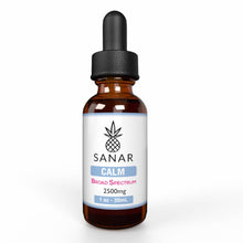 Load image into Gallery viewer, Sanar - CBD Tincture - Broad Spectrum Calm - 300mg-2500mg