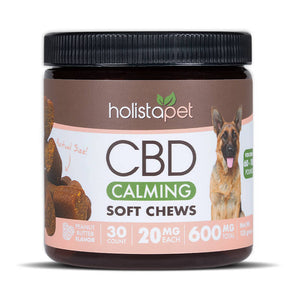 Holistapet - CBD Pet Edible - Calming Soft Chews for Dogs - 5mg-20mg