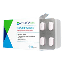 Load image into Gallery viewer, Asterra Labs - CBD Capsules - ER Tablets - 100mg