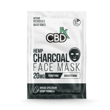 Load image into Gallery viewer, CBDfx - CBD Face Mask - Charcoal - 20mg