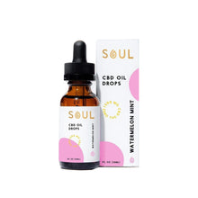 Load image into Gallery viewer, Soul CBD - Isolate Tincture - Watermelon Mint -  1000mg - 1500mg