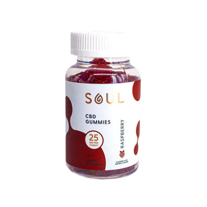 Soul CBD - Isolate Gummies - Raspberry - 10mg - 25mg