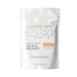 Mount Ara - CBD Pet Edible - Pumpkin Dog Bites - 5mg