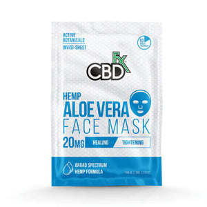 CBDfx - CBD Face Mask - Aloe Vera - 20mg