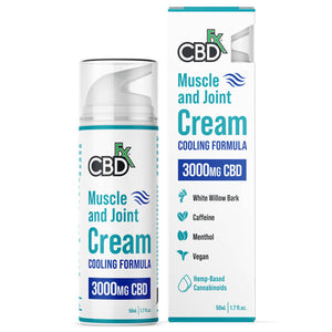 CBDfx - CBD Topical - Muscle & Joint Cooling Cream - 500mg-3000mg