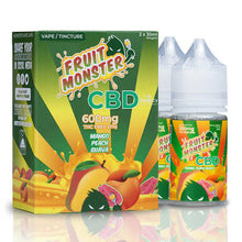Load image into Gallery viewer, Fruit Monster CBD - CBD Vape - Mango Peach Guava - 600mg - 2400mg