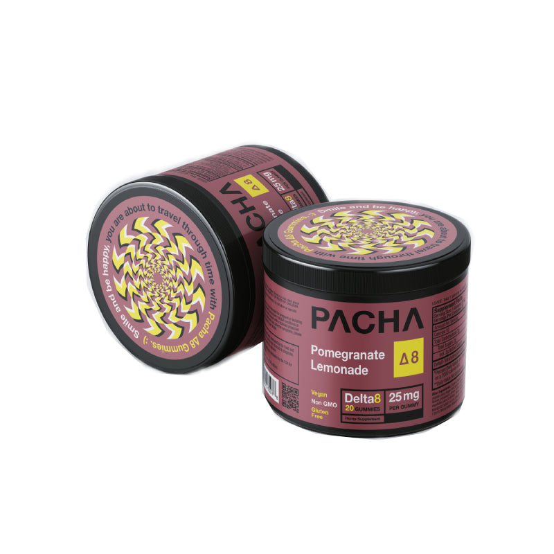 Pacha - Delta 8 Edible - Vegan Gummies - Pomegranate Lemonade - 25mg