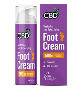 CBDfx - CBD Topical - Broad Spectrum Foot Cream - 500mg