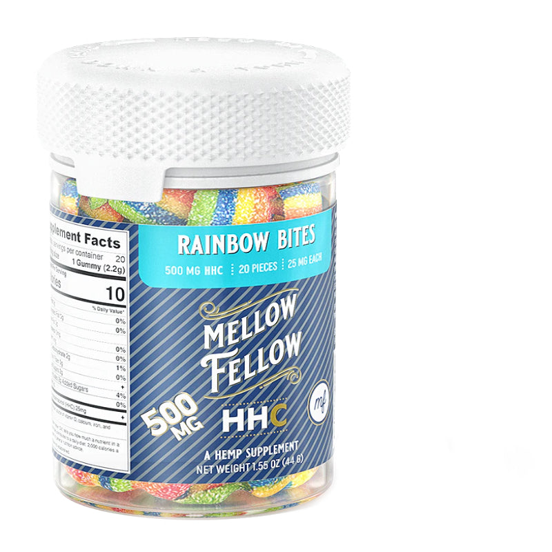 Mellow Fellow - HHC Edible - Rainbow Bites Gummies - 25mg