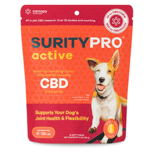 SurityPRO - CBD Pet Treats - Active Soft Chews - 14mg-54mg