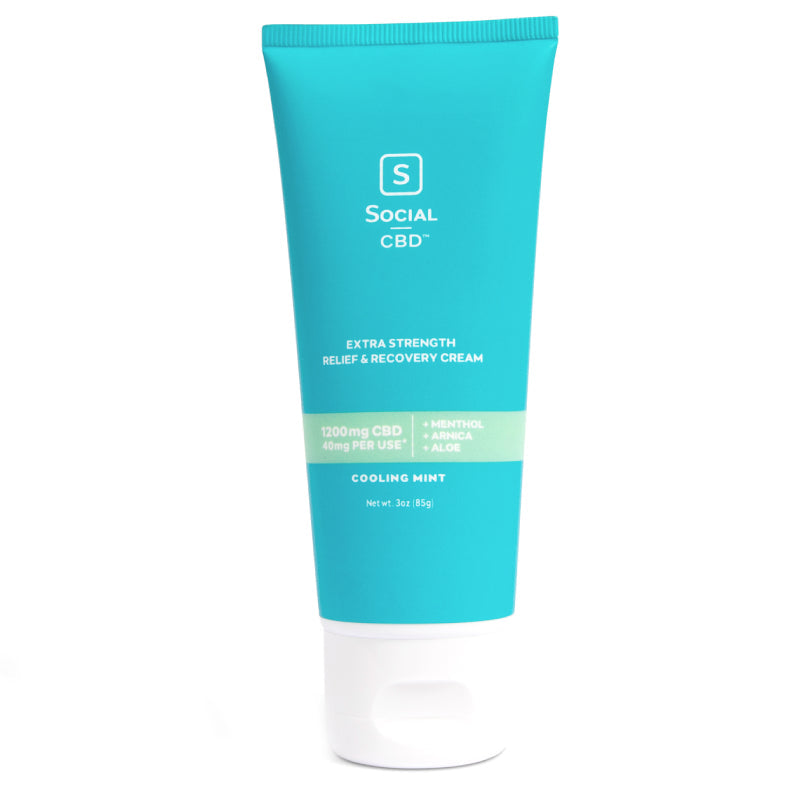 Social - CBD Topical - Rest & Relax Body Lotion - Lavender - 1200mg