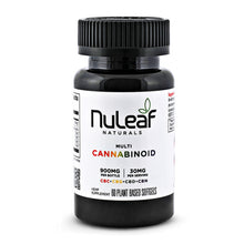 Load image into Gallery viewer, NuLeaf Naturals - CBD Capsules - Full Spectrum Multicannabinoid Softgels - 300mg-1800mg
