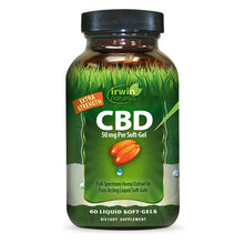 Load image into Gallery viewer, Irwin Naturals - CBD Capsules - Full Spectrum Oil - 10mg-50mg