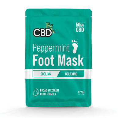 CBDfx - CBD Topical - Peppermint Foot Mask - 50mg