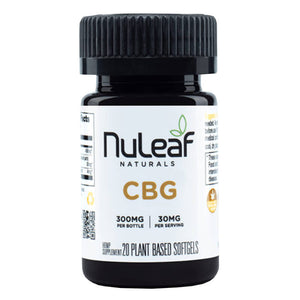 NuLeaf Naturals - CBD Softgels - CBG Caps - 300mg-1800mg