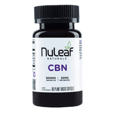 Load image into Gallery viewer, NuLeaf Naturals - CBD Softgels - CBN Caps - 300mg-1800mg