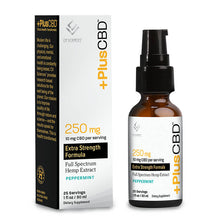 Load image into Gallery viewer, PlusCBD Oil - CBD Tincture - Full Spectrum Peppermint - 100mg-1500mg