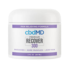 Load image into Gallery viewer, cbdMD - CBD Topical - Recover Inflammation Cream - 300mg-1500mg