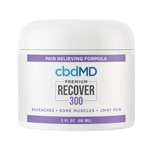 cbdMD - CBD Topical - Recover Inflammation Cream - 300mg-1500mg
