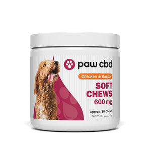 cbdMD - CBD Pet Treats - Chicken & Bacon Canine Soft Chews - 150mg-600mg