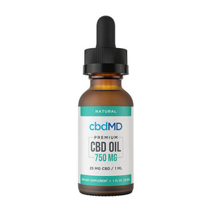 cbdMD - CBD Tincture - Broad Specrum Natural - 300mg-7500mg